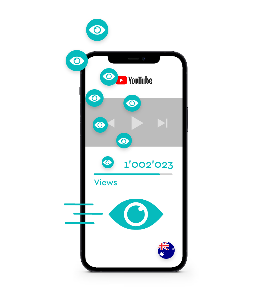Australische YouTube Klicks kaufen - YouTube Views kaufen - YouTube Marketing